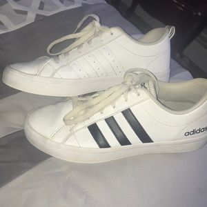 White adidas sneakers